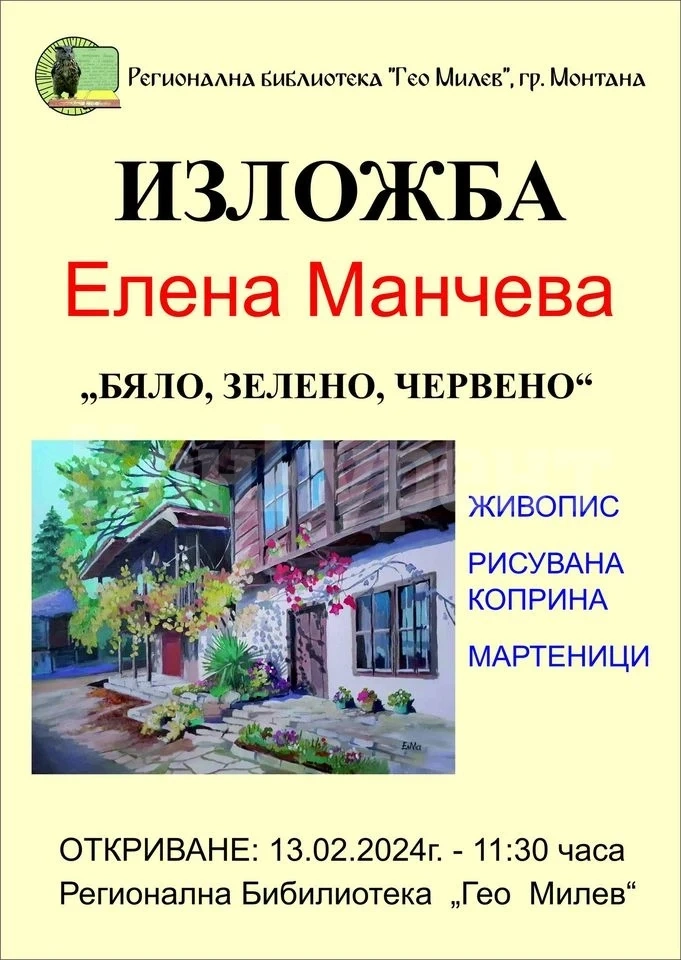 Елена Манчева организира изложба базар в Монтана