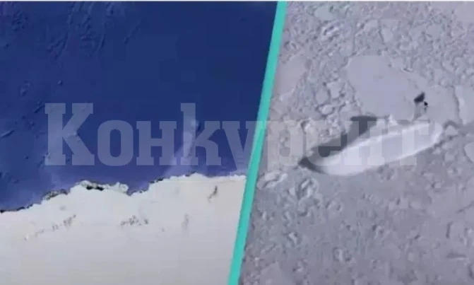 Откриха мистериозен „125 метров леден кораб“ чрез Google Earth