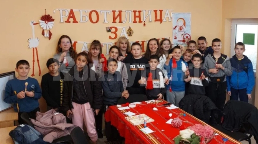 Работилница за мартеници се проведе в село Зверино