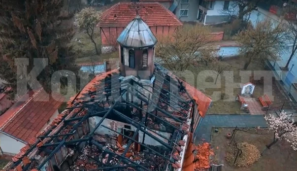Изгорялата църква във Вършец до Цветница ще има покрив