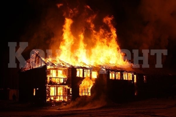 Пожар вилня в къща в монтанско село