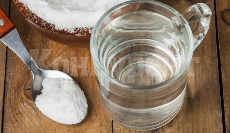 Вода със сол помага значително на организма