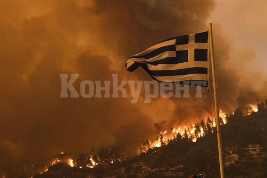 Гърция вдигна нивото на тревога за горски пожари