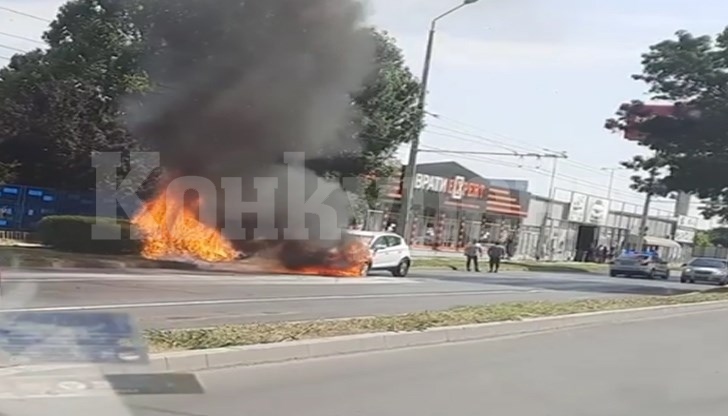 Коли пламнаха в движение вчера в Монтанско