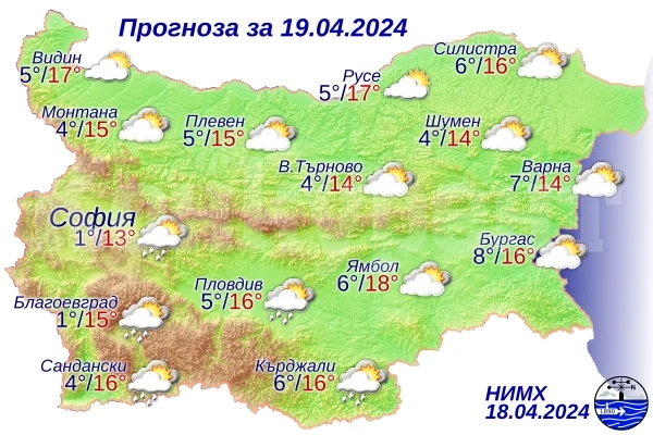 Ето какво време ни очаква днес
