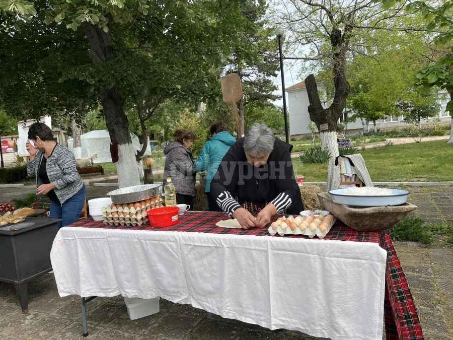 Шеф Андре Токев журира баници в Крушовица