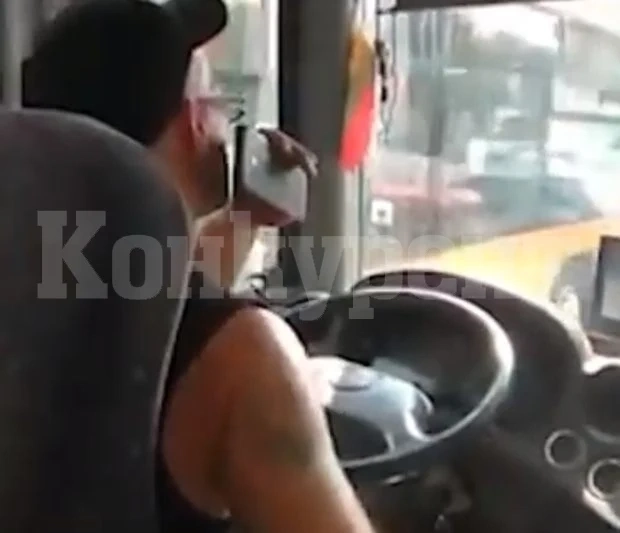 Спряха за проверка автобус, шофьора се оказа пиян 