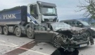 Кмет и шофьорът му оцеляха по чудо в катастрофа край Пловдив СНИМКИ