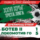 Дублиращият отбор на Ботев понесе тежко поражение от Локомотив Горна Оряховица