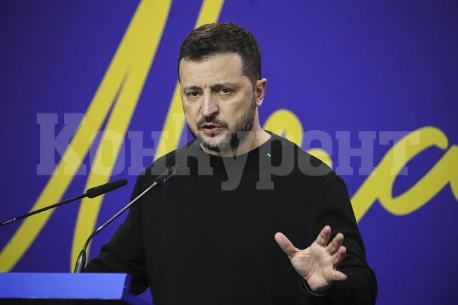 Руски изтребител е свален над Източна Украйна, каза Зеленски