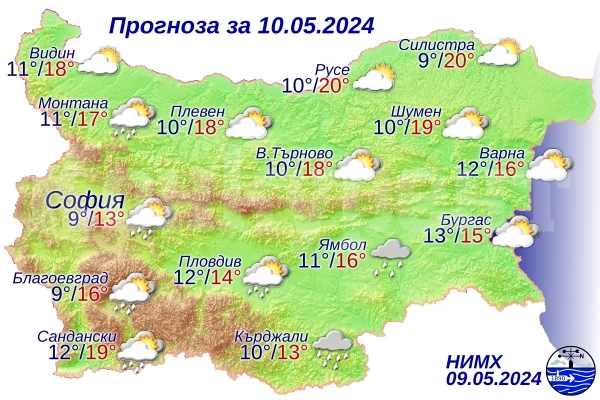 Ето какво време ни очаква днес