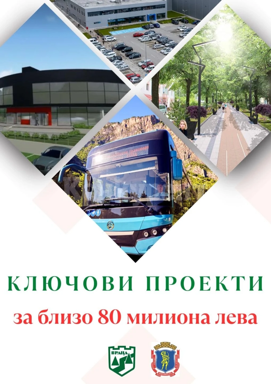 Враца и Монтана с общи проекти за близо 80 милиона лева СНИМКИ
