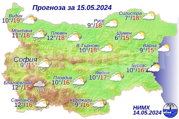 Ето какво време ни очаква днес 