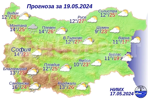 Ето какво време ни очаква днес