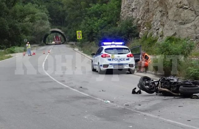 Пиян мотоциклетист пострада при катастрофа в района на Леденика