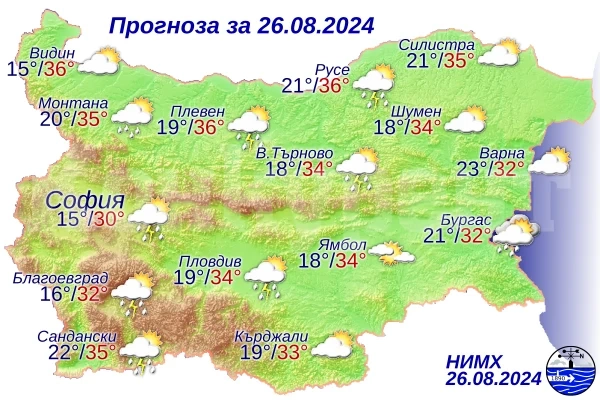 Ето какво време ни очаква днес