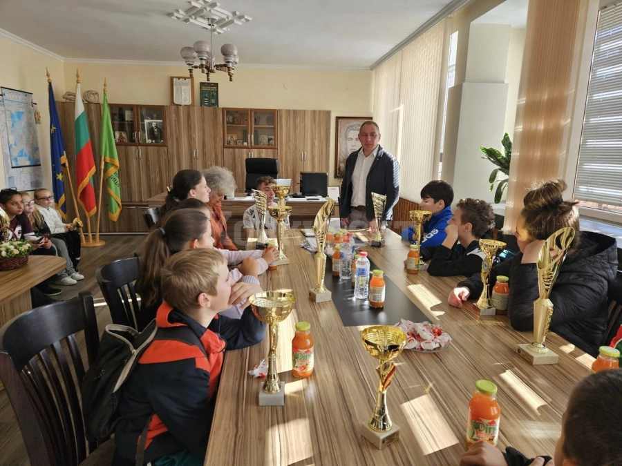 Кметът Радослав Найденов посрещна шампионите на Берковица