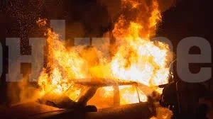 Две коли горяха в Монтана
