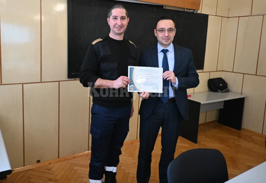 Главен комисар Александър Джартов отличи победителите в конкурса „Пожарникар на годината“ 2024