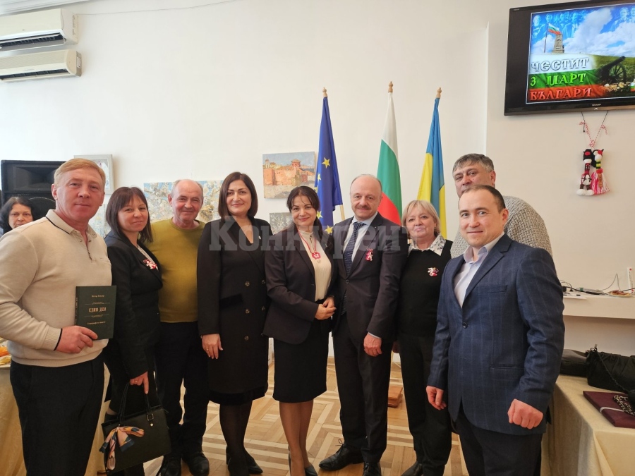 В навечерието на националния празник 3 март, народният представител Росица Кирова се срещна с българската общност в Украйна