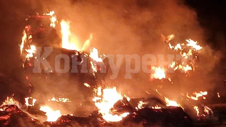 Голям пожар е вилнял в монтанско село, унищожено е имущество на три семейства