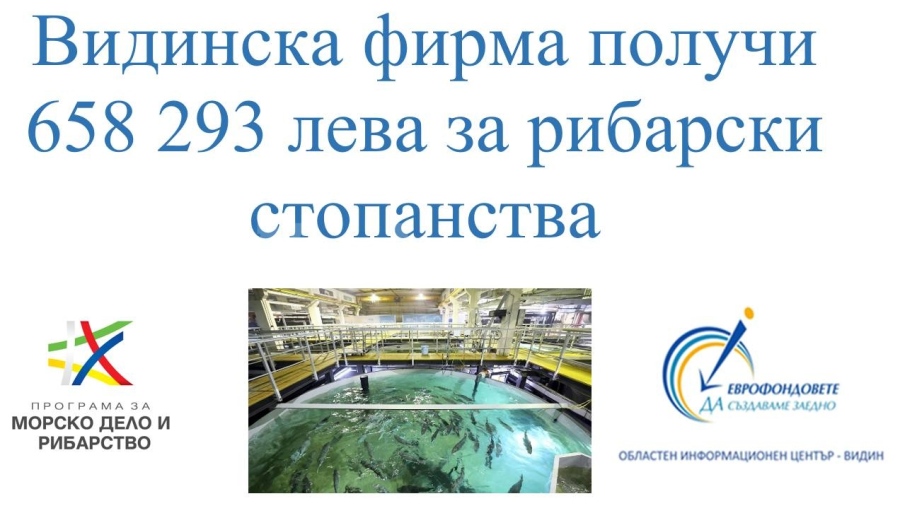 Видинска фирма с проекти за рибарски стопанства