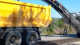 Започна обезопасяване на втори участък от пътя Видин - Ружинци, в района на село Скомля