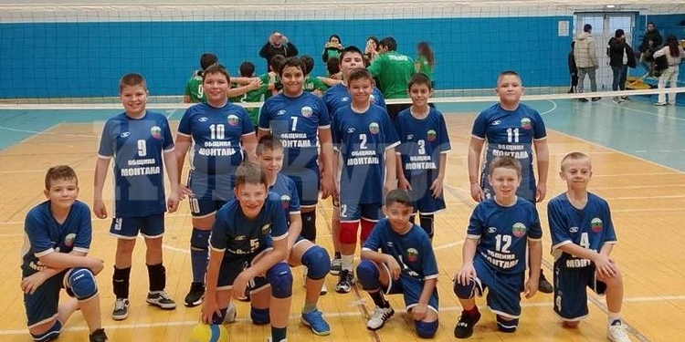 Момчетата на Монтана до 13 г. на финал в междуобластното по миниволейбол