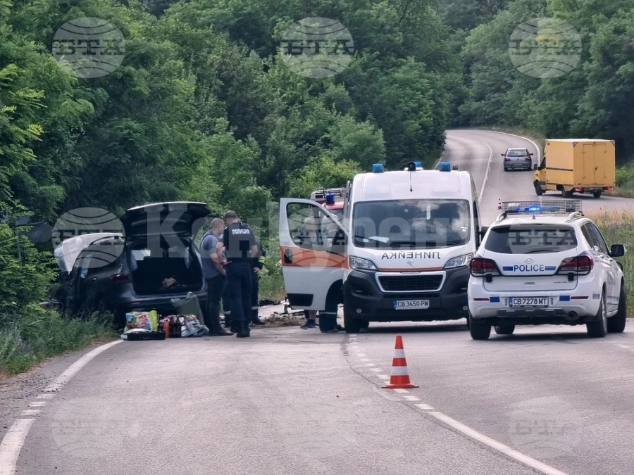 Млада жена е пострадала при катастрофа в Монтанско