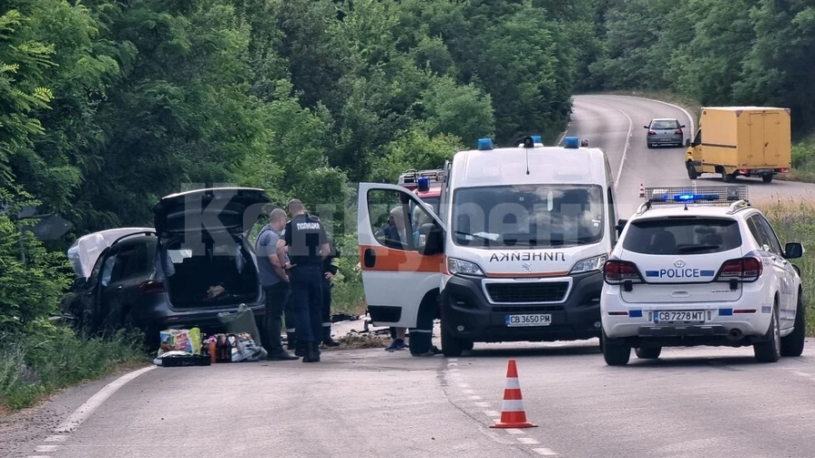 24-годишна е с опасност за живота, пострадала при катастрофа на стария път за Белоградчик