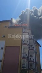 Соларни панели се запалиха в жилищна сграда в Приморско
