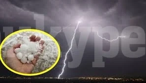 Понижение на температурите с вероятност за гръмотевични бури и градушки