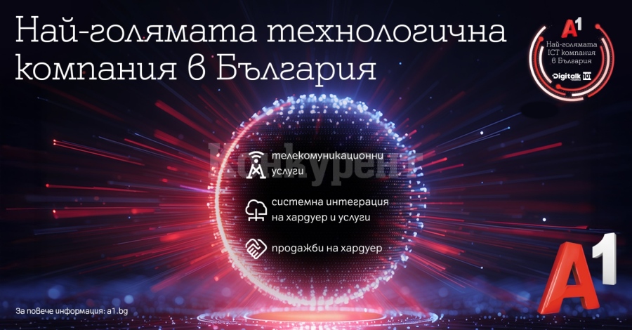 А1 е най-голямата технологична компания в страната 