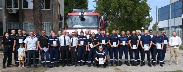 Наградиха Видински пожарникари по повод професионалния им празник 