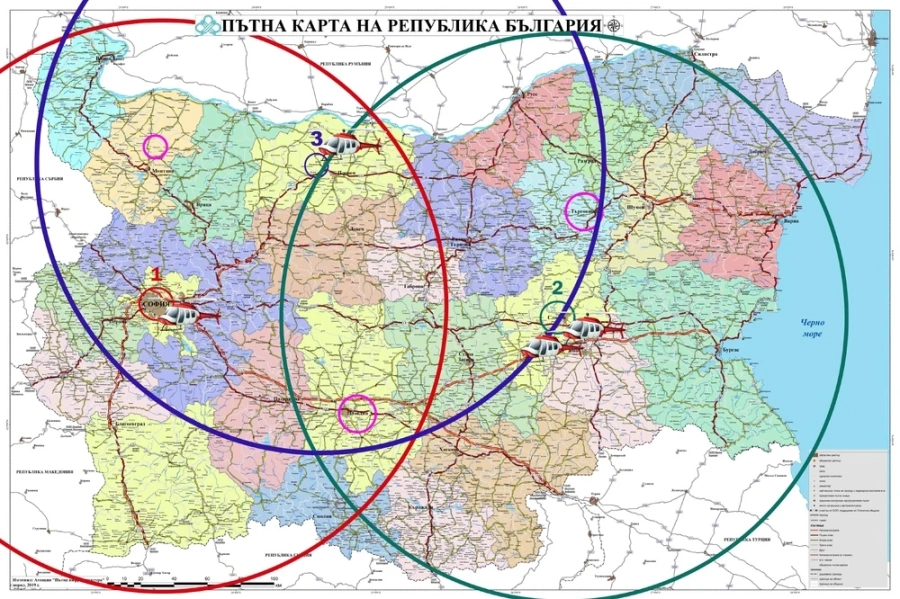 Четвъртата въздушна линейка пристигна в България