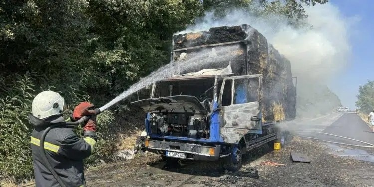 МАН изгоря в Монтана