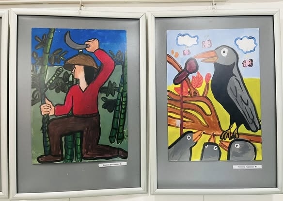 Изложба с рисунки на деца от творческо ателие „Рисувална“ откриха в Монтана