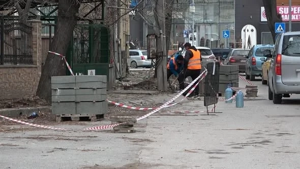 Започна обновяване на тротоарите в центъра на Видин