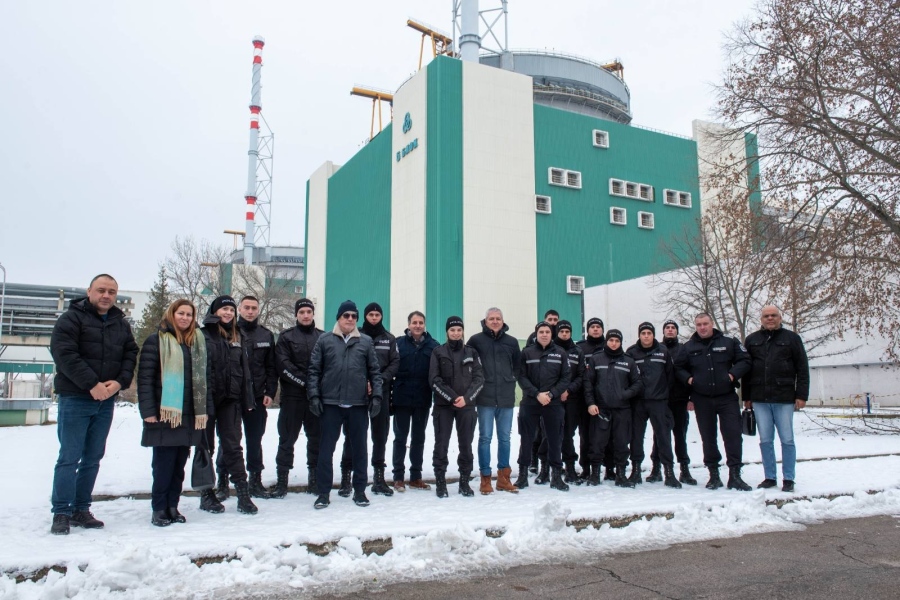 Курсанти от Академията на МВР проведоха практическо обучение в АЕЦ „Козлодуй“