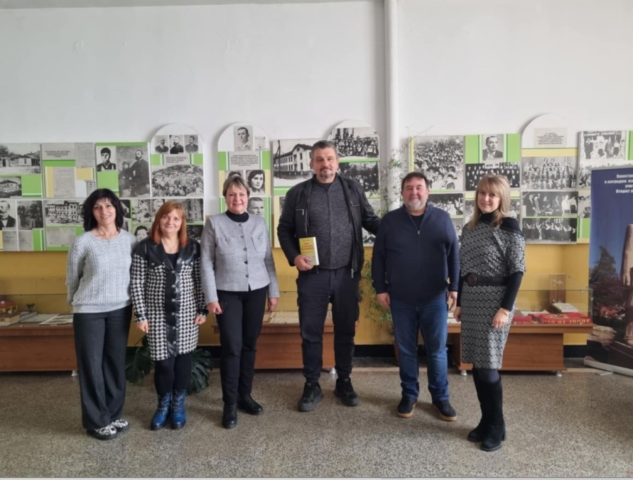 Криминалният психолог Тодор Тодоров гоства в  СУ „Васил Кънчов\