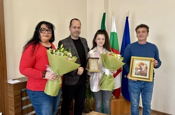 Враца отличи своята вицешампионка!