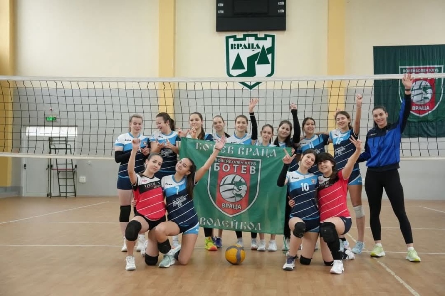 Прекадетките на ВК “Ботев” Враца с три категорични победи