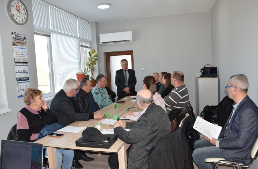 Областният управител на Видин проведе работна среща с кмета и общинските съветници на община Брегово 