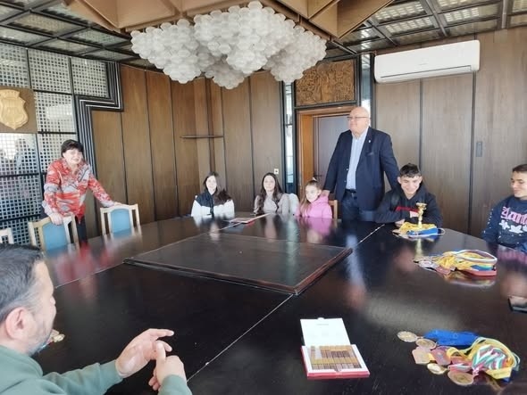  Ръководството на Община Видин поощри млади видински атлети