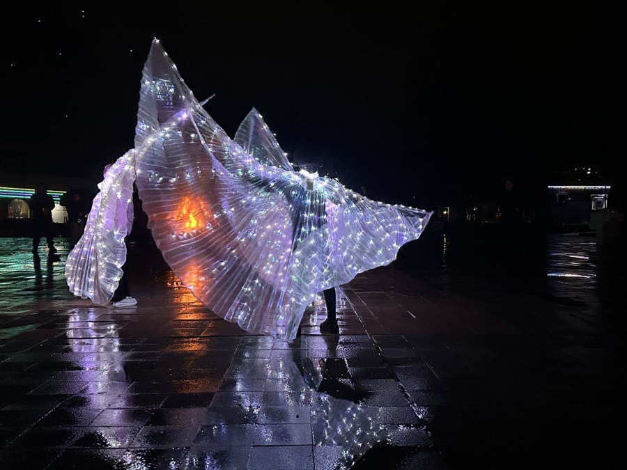 Със светлинно шоу отбелязаха „Часът на Земята“ в Козлодуй