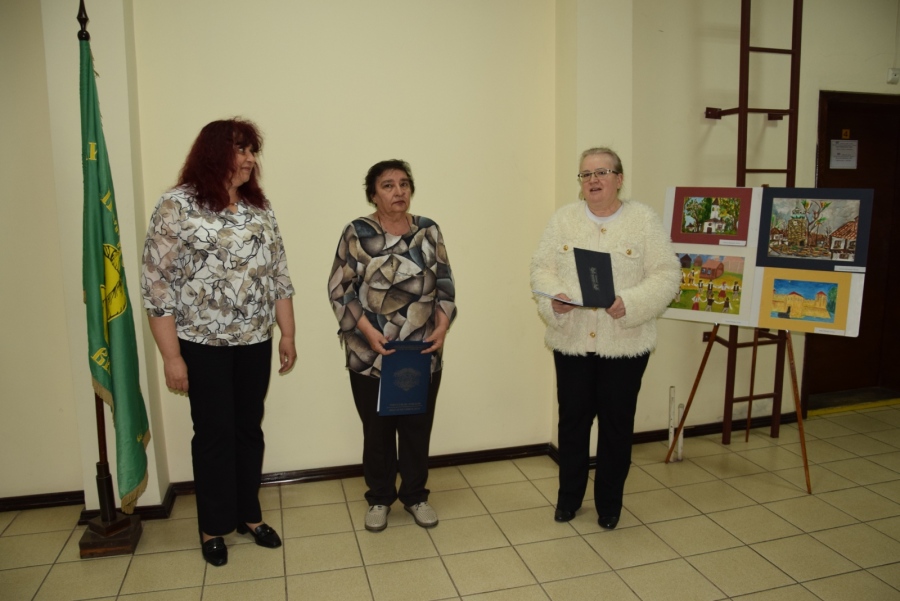 Заместник областният управител присъства на изложба, посветена на 100-годишния юбилей на СУ „Петко Рачов Славейков“ във Видин