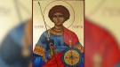 Чудотворна икона на Св. Георги от Света гора ще бъде изложена в храм във Видинско