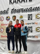 Мария, Александра и Стефан с бронзови медали от „Sofia Open”
