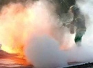 Самозапалили се резачки предизвикаха пожар в бус край Видин