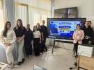 Ученици от XII в клас представиха уеб проект по случай EU Code Week 2026